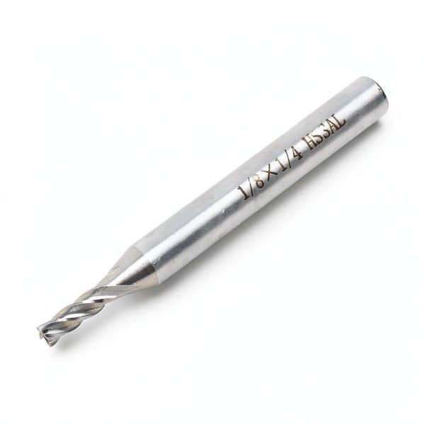 AUTOTOOLHOME 1/8" X 1/4" HSS 4 Flutes Straight End Mill Cutter Pack of 2 CNC Milling Drill Bits Router Bits for Wood Aluminum Steel-5