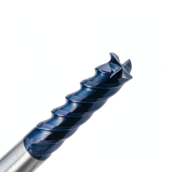 ACCUCUT 3/16" Carbide Square End Mill 4 Flute AlTiN Coated 45° Helix-3