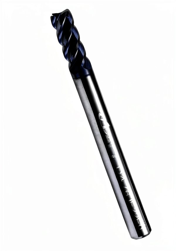 ACCUCUT 3/16" Carbide Square End Mill 4 Flute AlTiN Coated 45° Helix-0