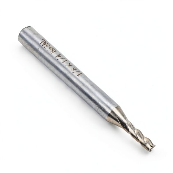 AUTOTOOLHOME 1/8" X 1/4" HSS 4 Flutes Straight End Mill Cutter Pack of 2 CNC Milling Drill Bits Router Bits for Wood Aluminum Steel-4