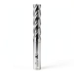 SPEED TIGER Micrograin Carbide Square Long Flute End Mill - 1/4" Diameter 1-1/8" Flute Length, 4" OVL, 4 Flutes - ILET (2 Pieces, 1/4") - for Alloy Steels, Hardened Steel & Metal– Mill Bits Sets-0